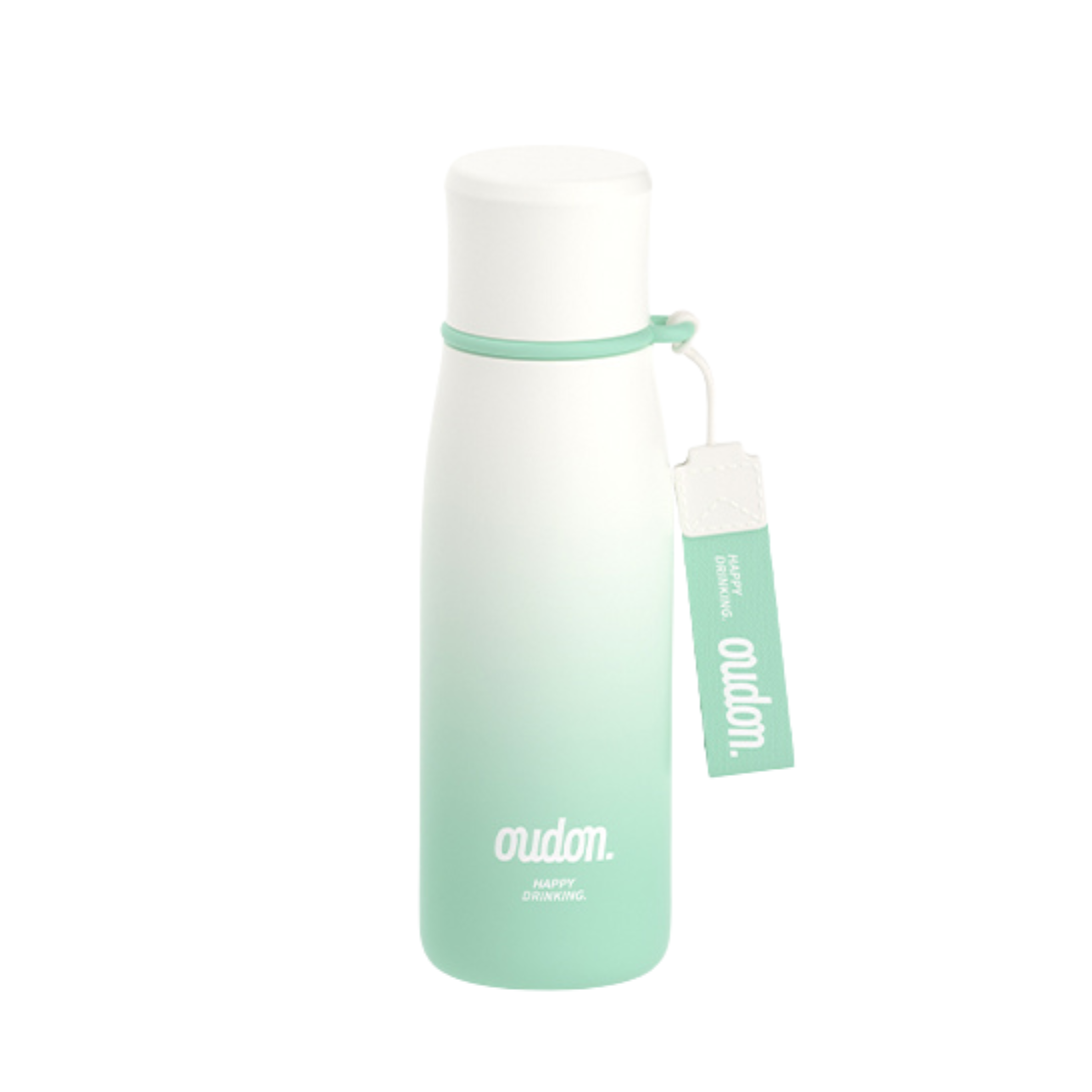 OUDON新款 万物有氧 冷萃杯冷泡杯 磁吸杯 高颜值 小清新 泡茶用保温杯 冰川蓝 磁吸杯550ml